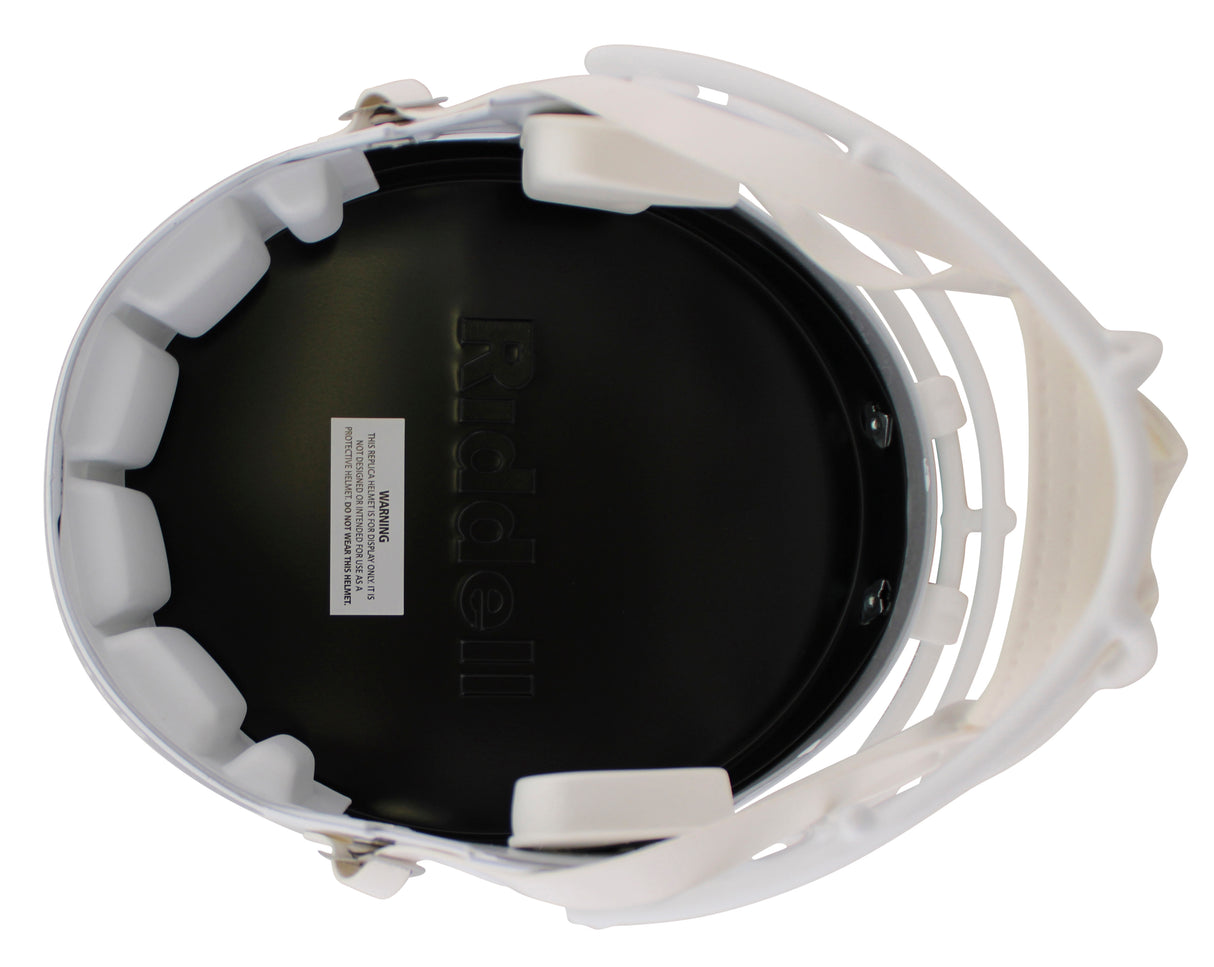 Commanders Magic Johnson Signed STS III F/S Speed Rep Helmet w/ Maroon Sig BAS W