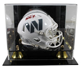 Commanders Magic Johnson Signed STS III Speed Mini Helmet W/ Case BAS Witness 2