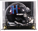 Texans Nico Collins Signed 2024 H-Town Full Size Speed Rep Helmet w Case BAS W 2