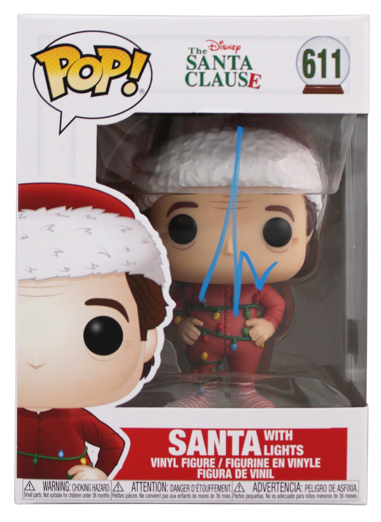 Tim Allen The Santa Clause Signed Santa #611 Funko Pop Vinyl Figure BAS