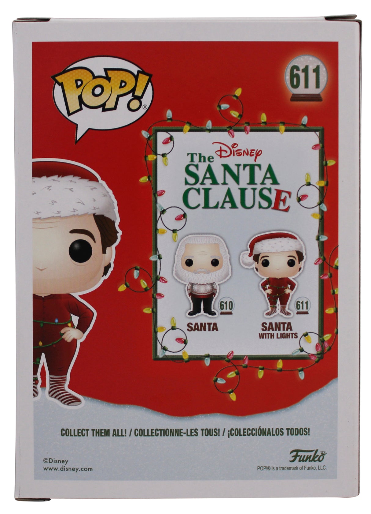 Tim Allen The Santa Clause Signed Santa #611 Funko Pop Vinyl Figure BAS