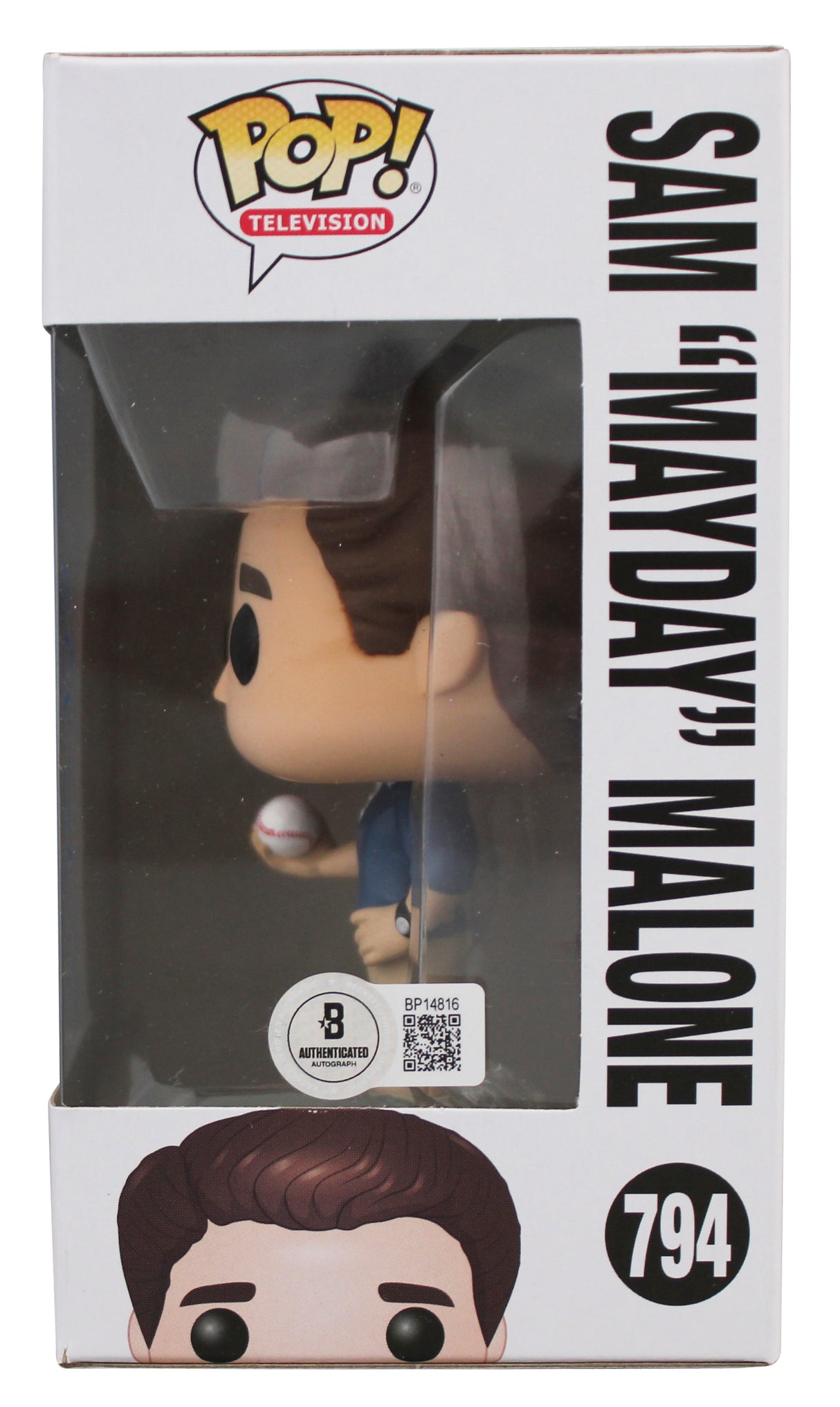 Ted Danson Cheers Signed Sam "Mayday" Malone #794 Funko Pop Vinyl Figure BAS