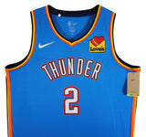 Thunder Shai Gilgeous-Alexander Signed Blue Nike Icon Edition Jersey PSA/DNA