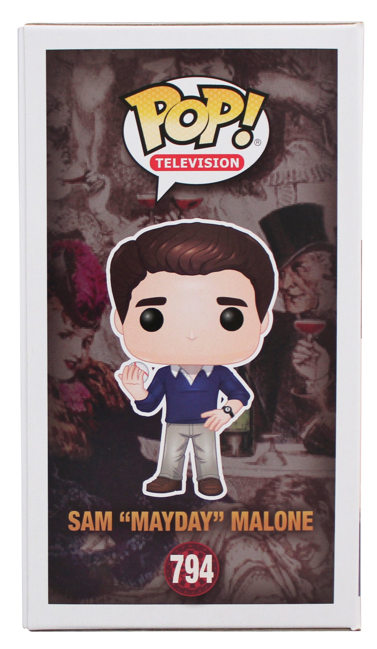 Ted Danson Cheers Signed Sam "Mayday" Malone #794 Funko Pop Vinyl Figure BAS