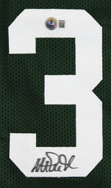 Michigan State Magic Johnson Signed Green Pro Style Framed Jersey BAS Witness 4