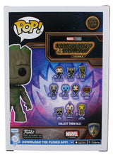 Vin Diesel GOTG Vol. 3 Signed Groot #1203 Funko Pop Vinyl Figure BAS #BS73860