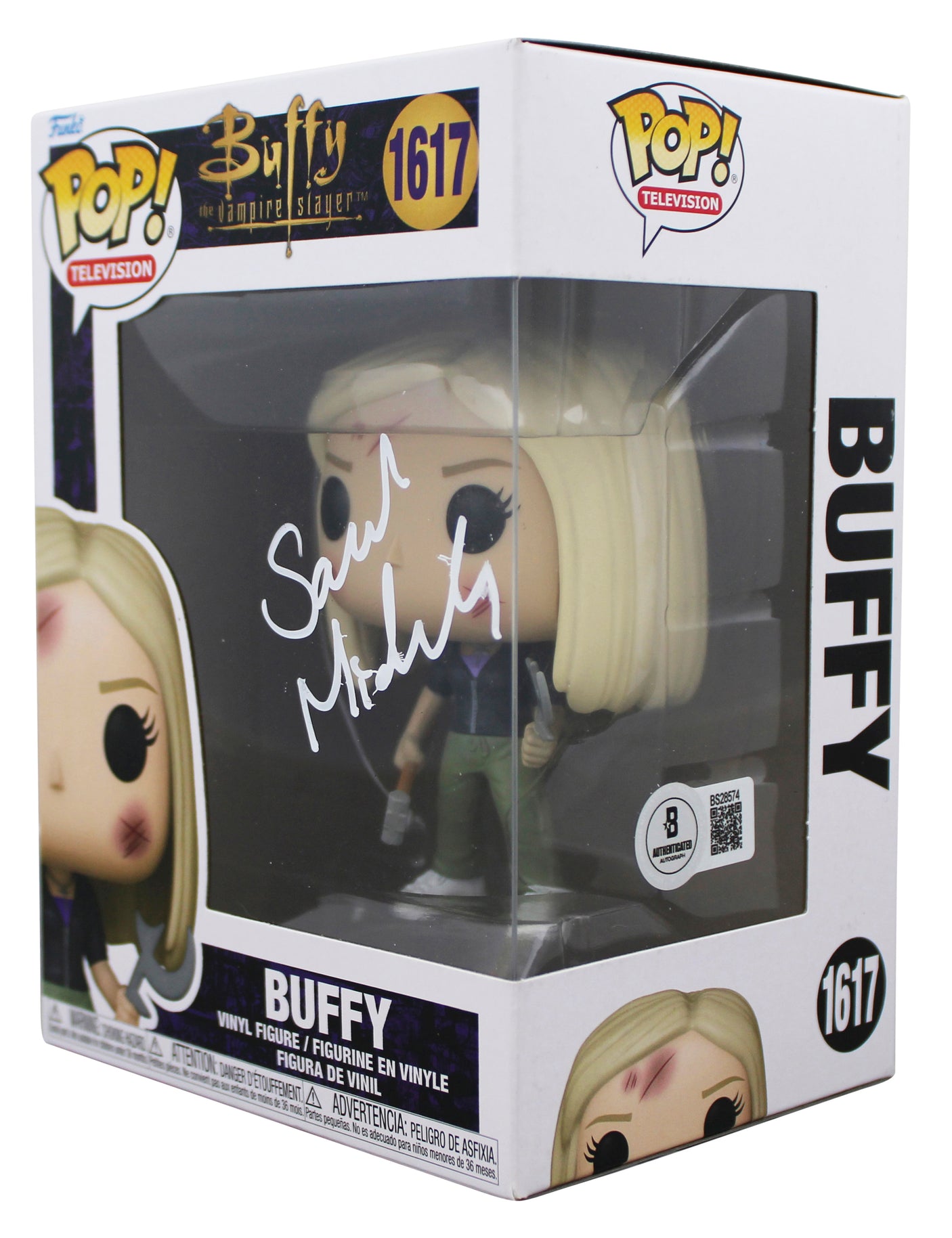Sarah Michelle Gellar Signed Buffy #1617 Funko Pop Vinyl Figure BAS #BS28574
