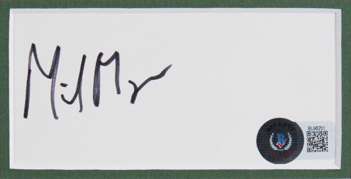 Mike Myers Shrek Authentic Signed & Framed 3x5 Index Card BAS #BL98251