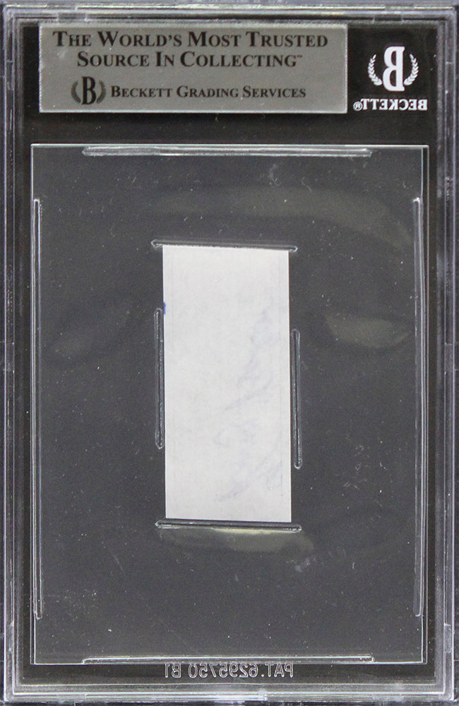 Kenny Baker Star Wars Authentic Signed .75x2 Autograph Sticker BAS Slabbed