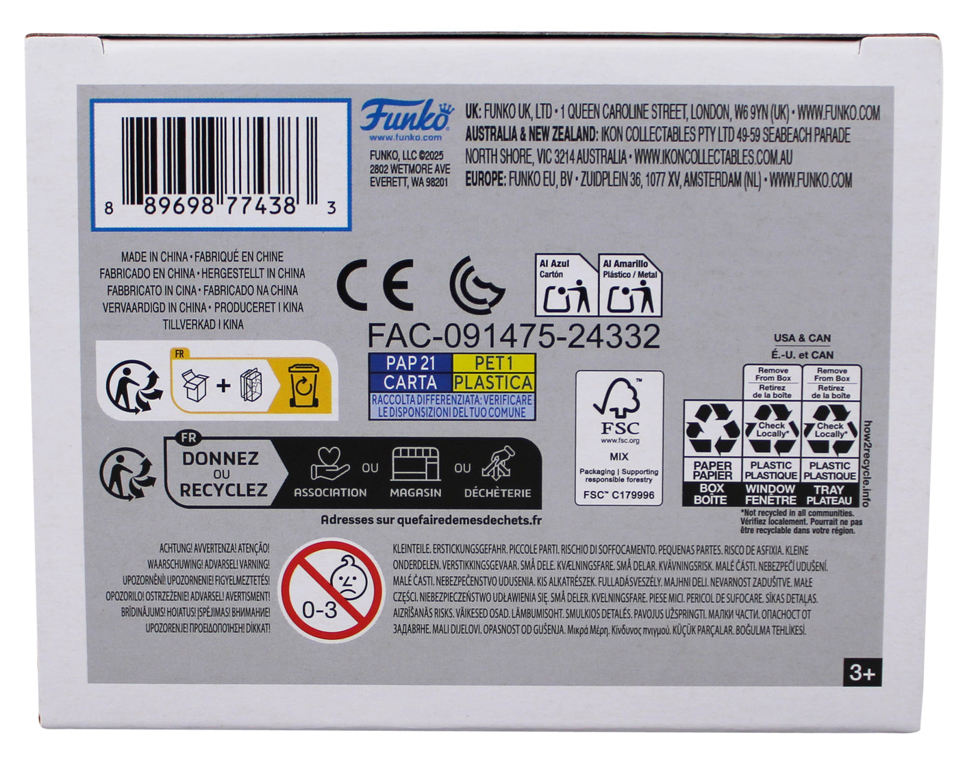 Hugh Jackman X-Men Signed Wolverine #1371 Funko Pop Vinyl Figure BAS #BS88811