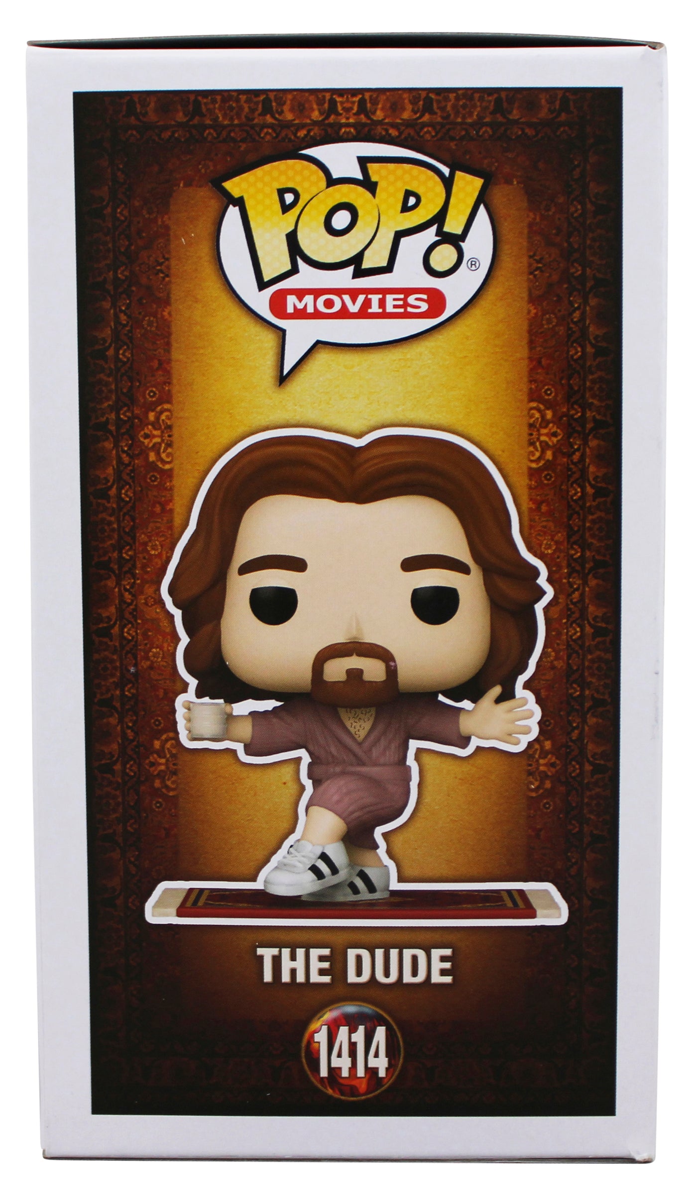 Jeff Bridges Authentic Signed The Dude #1414 Funko Pop Vinyl Figure BAS #BN41603