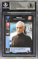 Terrance Stamp Star Wars Signed 2000 Young Jedi Duel Of Fates #11 Card BAS Slab