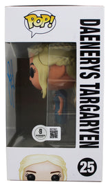 Emilia Clarke Game of Thrones Signed Daenerys #25 Funko Pop Figure BAS #BS73921