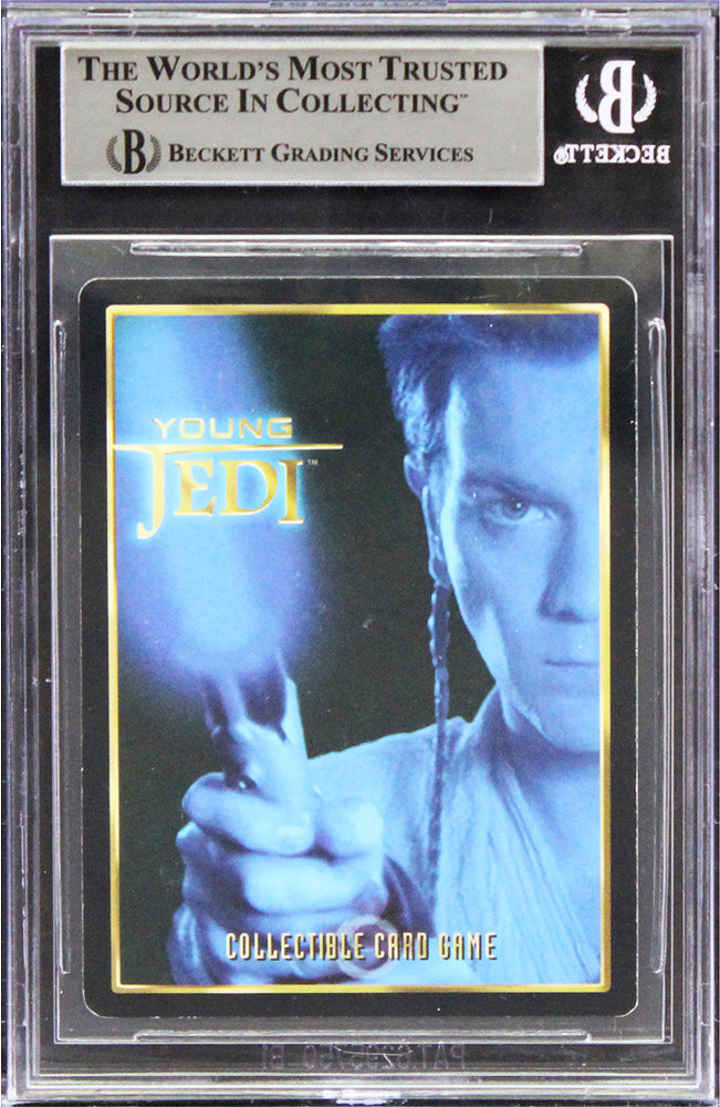 Terrance Stamp Star Wars Signed 2000 Young Jedi Duel Of Fates #11 Card BAS Slab