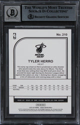 Heat Tyler Herro Signed 2019 Hoops #210 Rookie Card Auto 10! BAS Slabbed