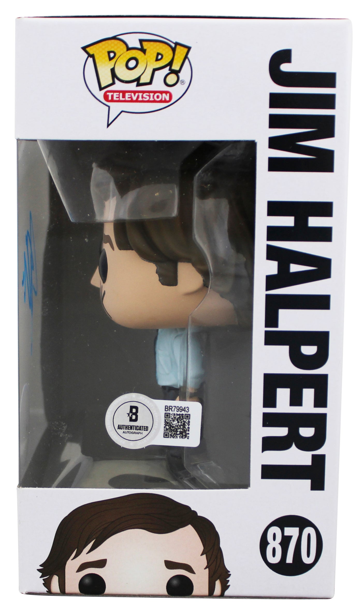 John Krasinski The Office Signed #870 Jim Halpert Funko Pop Vinyl Figure BAS