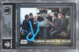 J.J. Abrams Signed 2016 Topps Chrome SW The Force Awakens BTS #12 Card BAS Slab