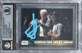 J.J. Abrams Signed 2016 Topps Chrome SW The Force Awakens BTS #10 Card BAS Slab