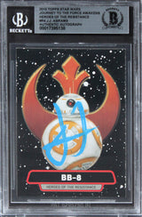 J.J. Abrams Signed 2015 Topps Star Wars Journey TTF Awakens #R4 Card BAS Slab