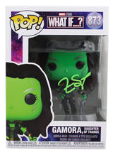 Zoe Saldana GOTG Signed Gamora #873 Funko Pop Vinyl Figure BAS Wit #1W624139