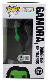 Zoe Saldana GOTG Signed Gamora #873 Funko Pop Vinyl Figure BAS Wit #1W624139