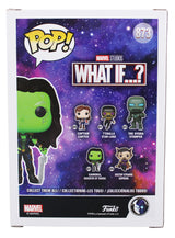Zoe Saldana GOTG Signed Gamora #873 Funko Pop Vinyl Figure BAS Wit #1W624139