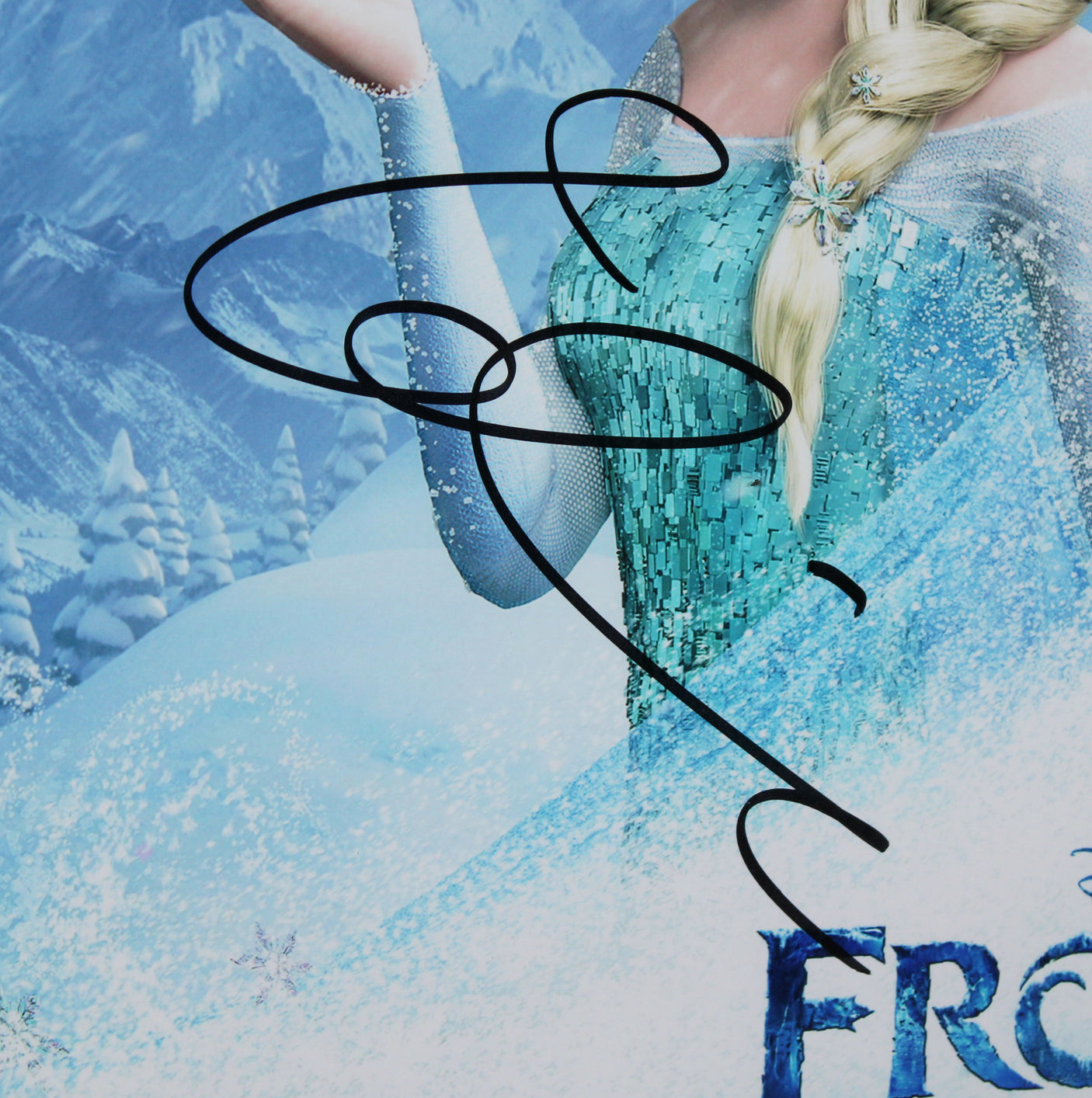 Idina Menzel Frozen Authentic Signed 11x17 Framed Photo Autographed BAS #BN89304