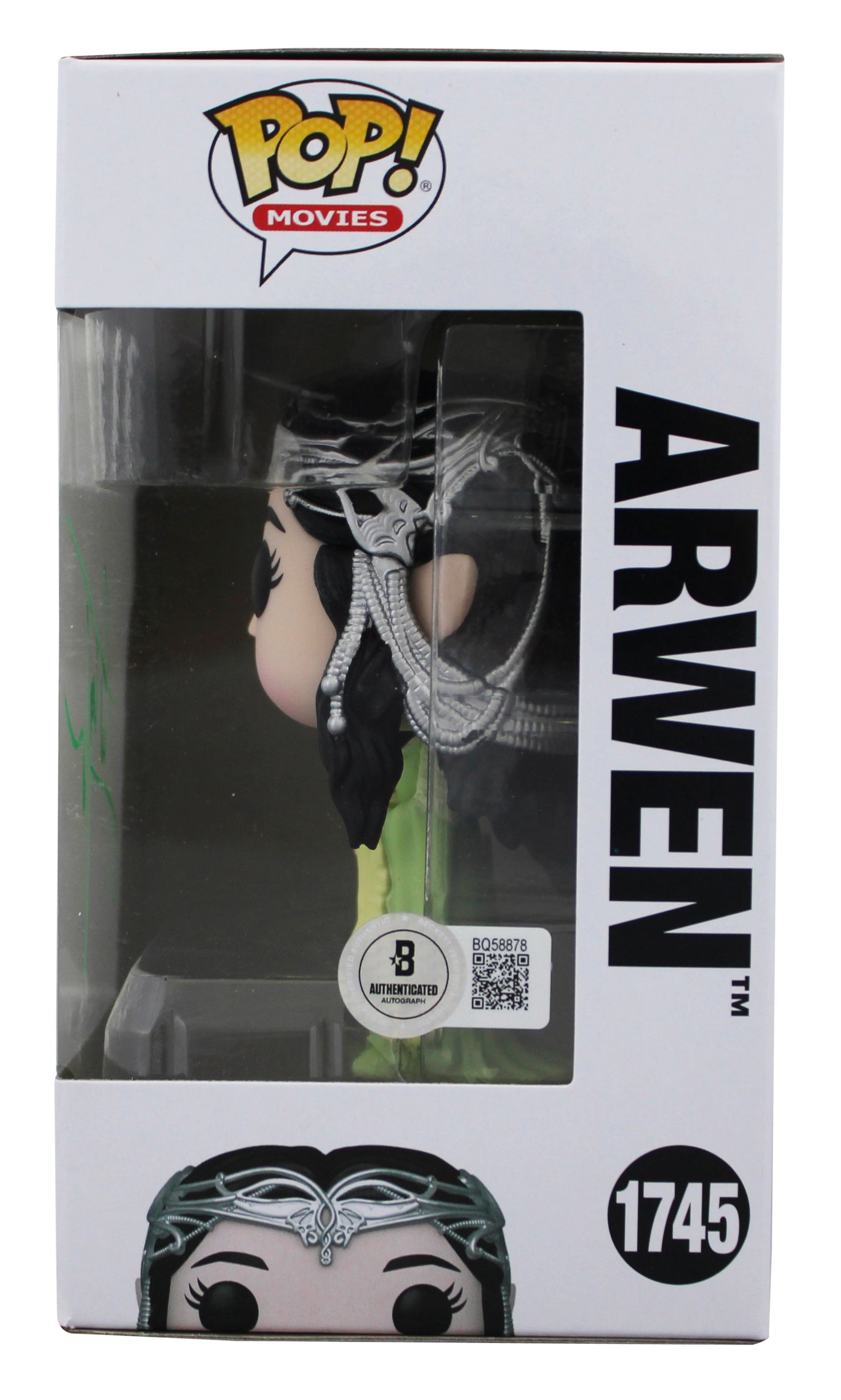 Liv Tyler The Lord of the Rings Signed Arwen #1745 Funko Pop Vinyl Figure BAS