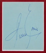 Perry Como Authentic Signed & Framed 2.5x3 Album Page Cut Signature BAS #BN29245