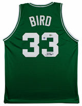 Larry Bird Authentic Signed Green Pro Style Jersey Autographed BAS 2