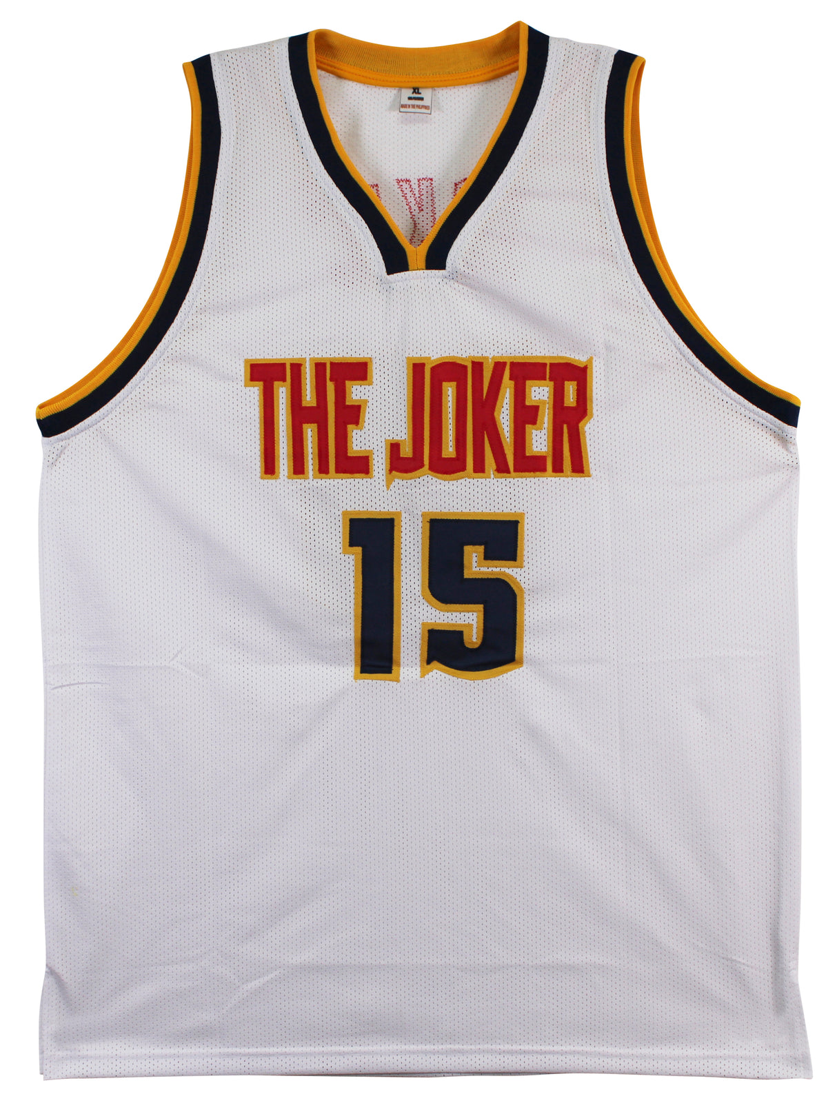 Nikola Jokic Authentic Signed White Pro Style Jersey Autographed BAS Witnessed