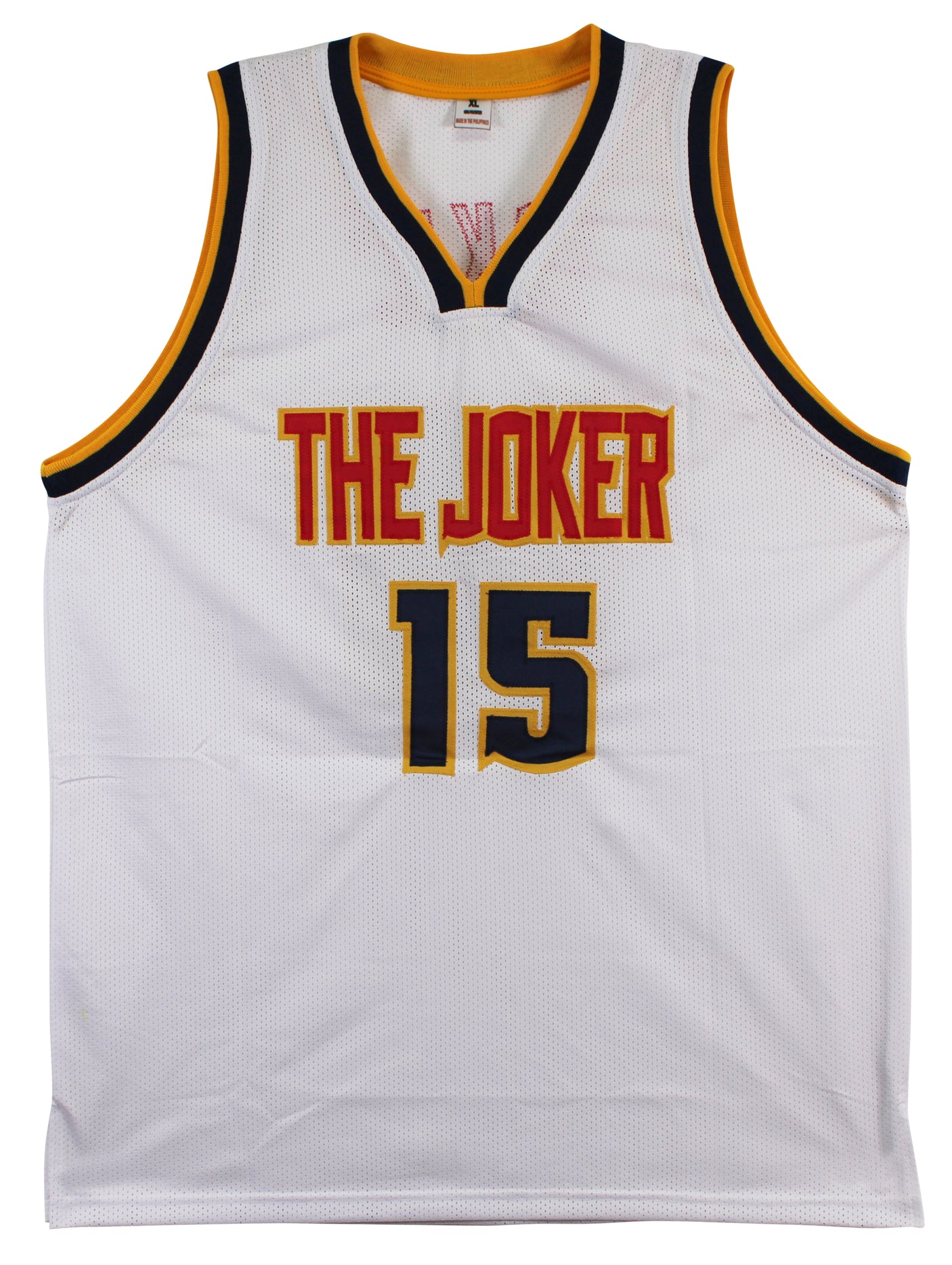 Nikola Jokic Authentic Signed White Pro Style Jersey Autographed BAS Witnessed