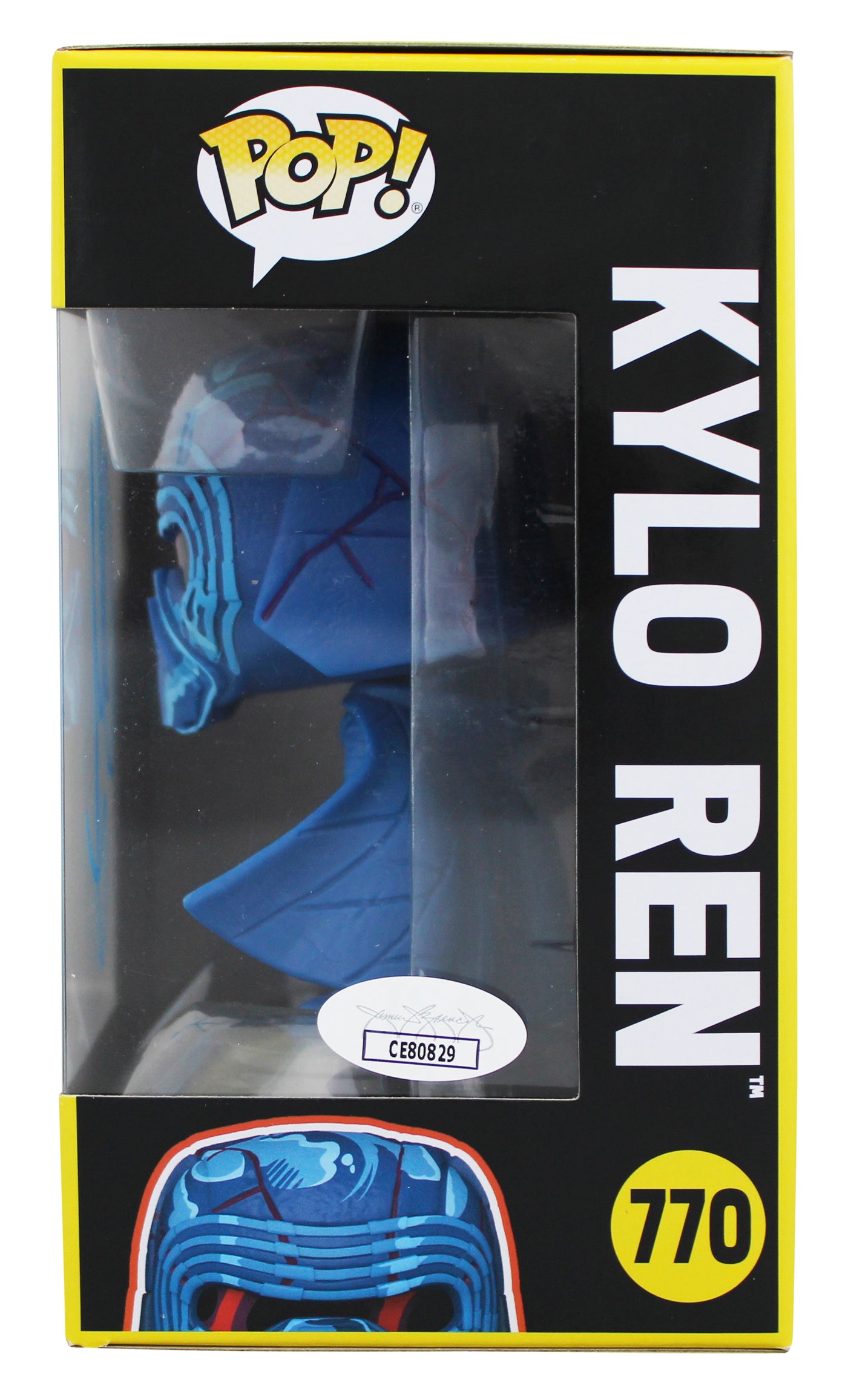 Christian Slater Star Wars Signed Kylo Ren #770 Funko Pop Vinyl Figure JSA