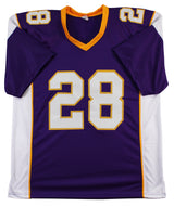 Adrian Peterson "All Damn Day" Signed Purple Pro Style Jersey BAS Witnessed