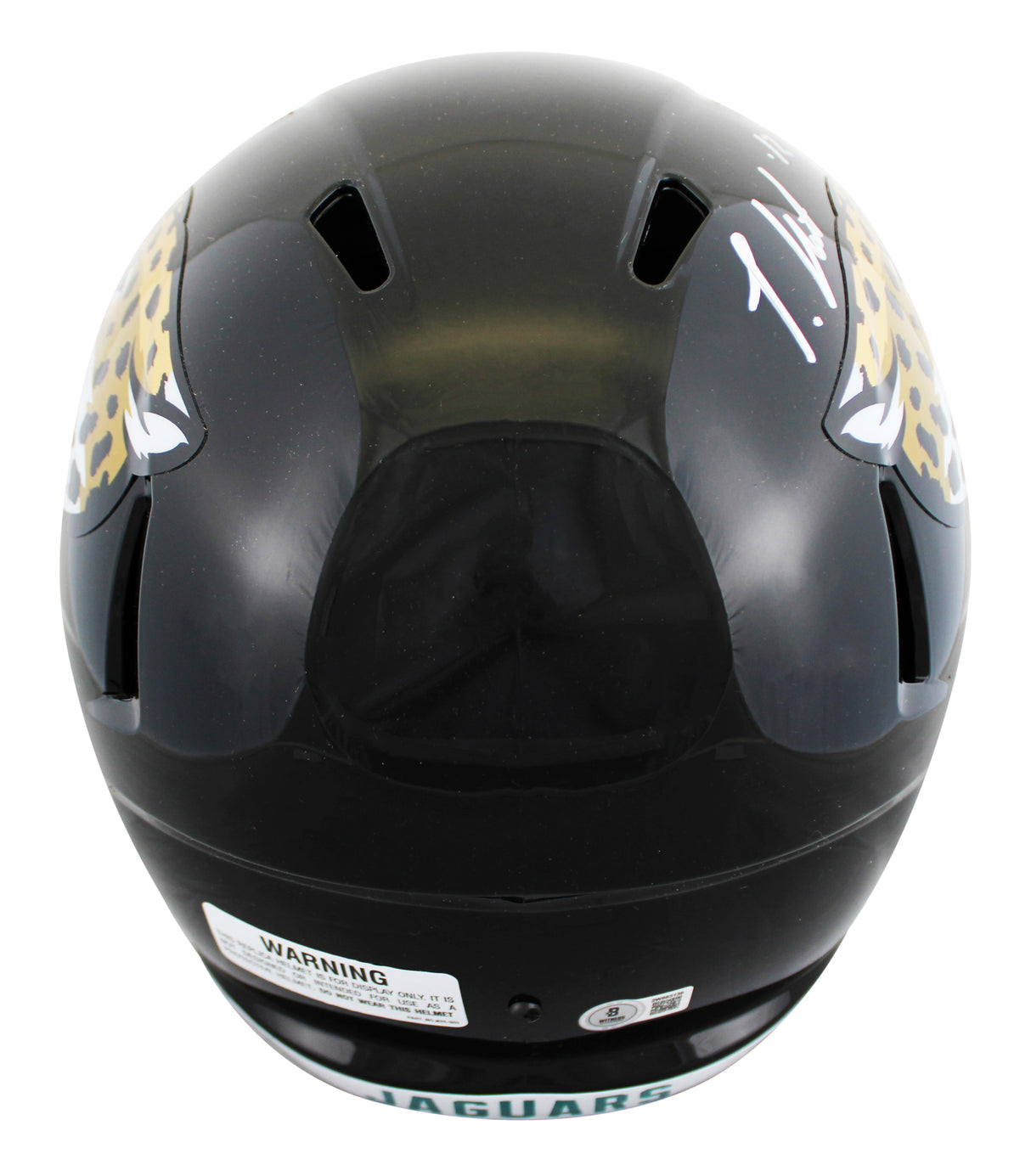 Jaguars Travis Hunter Signed Full Size Speed Rep Helmet W/ Case BAS Witnessed