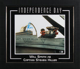 Will Smith Independence Day Authentic Signed 11x14 Framed Photo BAS #BP61026