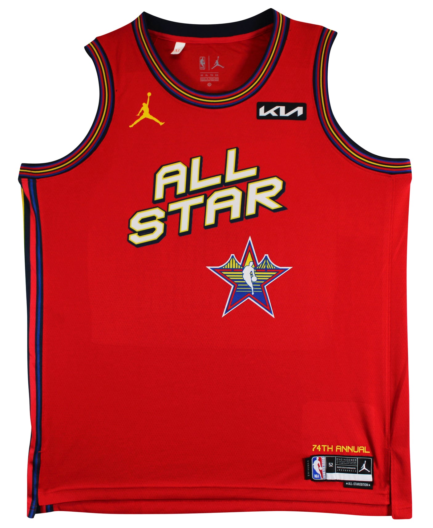 Thunder Shai Gilgeous-Alexander Signed Red ASG Nike Jordan Swingman Jersey BAS