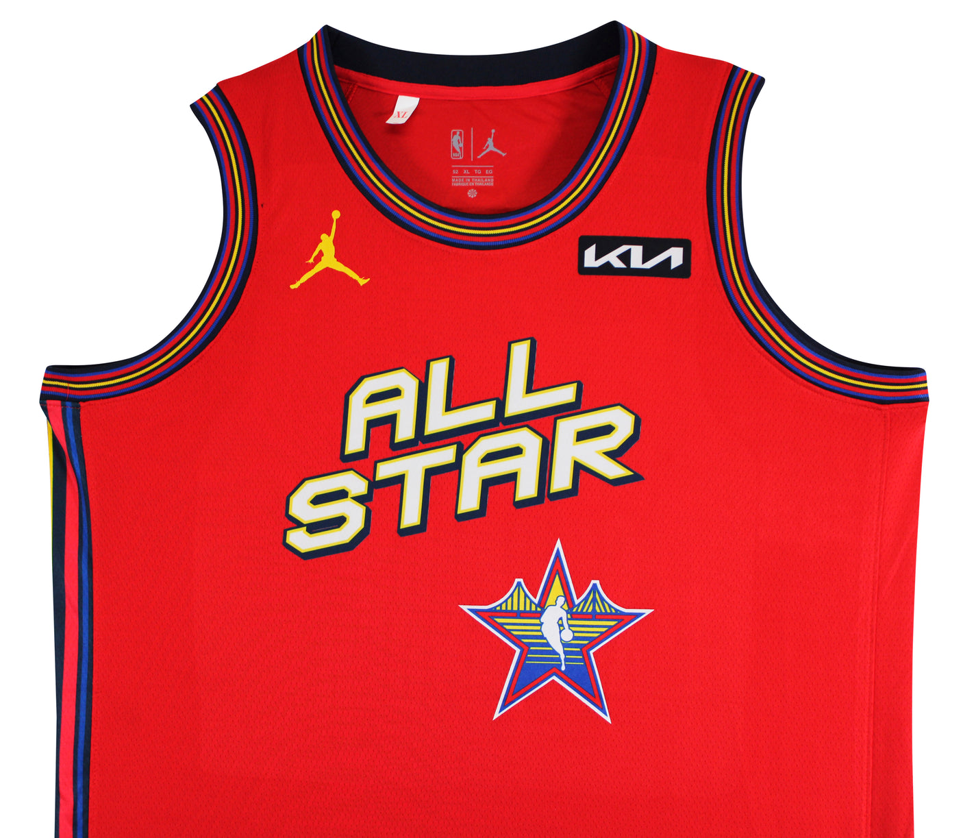 Thunder Shai Gilgeous-Alexander Signed Red ASG Nike Jordan Swingman Jersey BAS