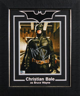 Christian Bale Batman The Dark Knight Signed 8x10 Framed Photo BAS #BB18205