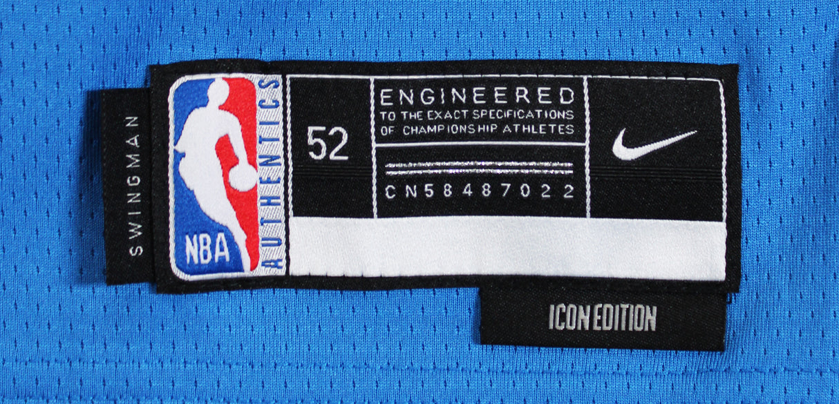Thunder Shai Gilgeous-Alexander Signed Blue Nike Icon Finals Edition Jersey BAS