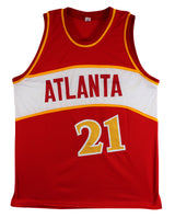 Dominique Wilkins Authentic Signed Red Pro Style Jersey BAS Witnessed
