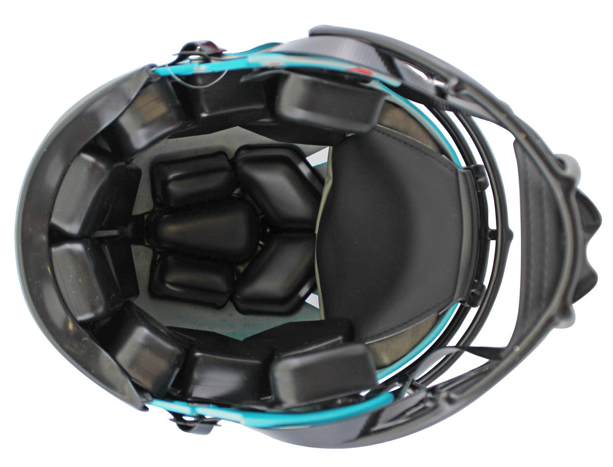 Jaguars Travis Hunter Signed Rave Full Size Speed Proline Helmet W/ Case BAS Wit