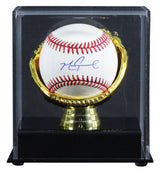 D-Backs Mark Grace Authentic Signed 2001 World Series Logo Baseball W/ Case BAS