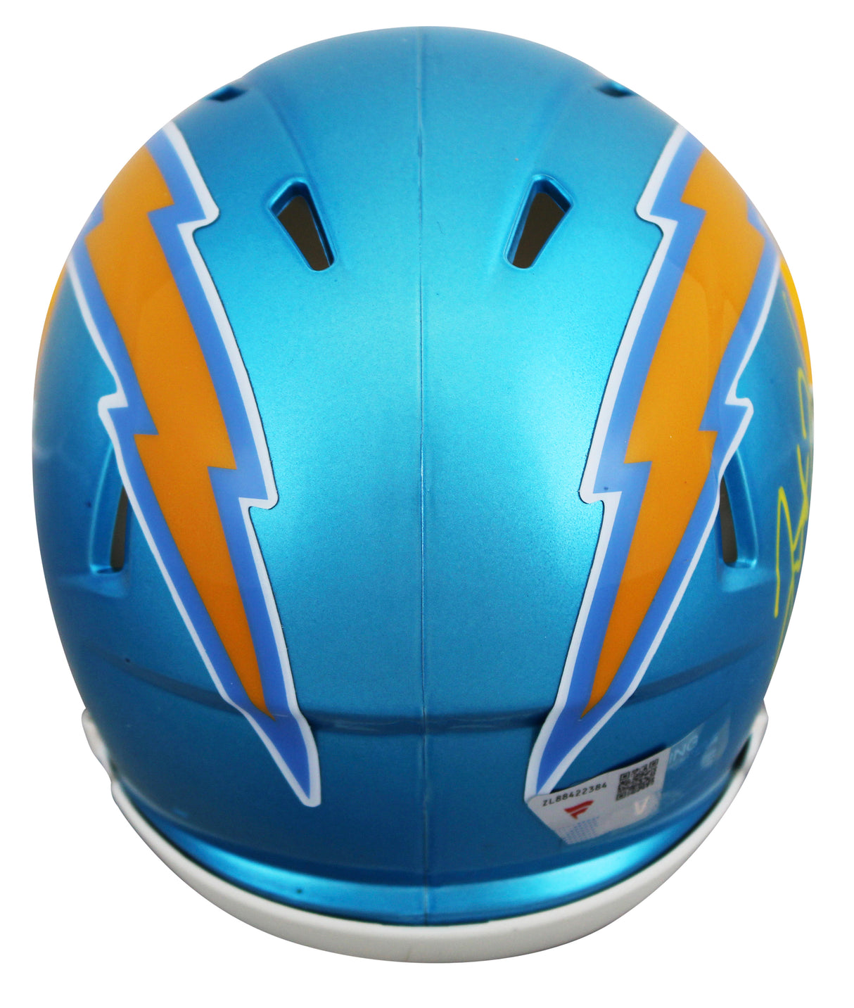 Chargers Justin Herbert Signed Flash Speed Mini Helmet W/ Case Fanatics
