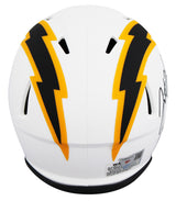 Chargers Justin Herbert Signed Lunar Speed Mini Helmet W/ Case Fanatics