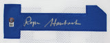 Roger Staubach Authentic Signed White Pro Style Framed Jersey BAS Witnessed