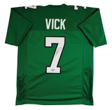 Michael Vick Authentic Signed Green Throwback Pro Style Jersey BAS Witnessed