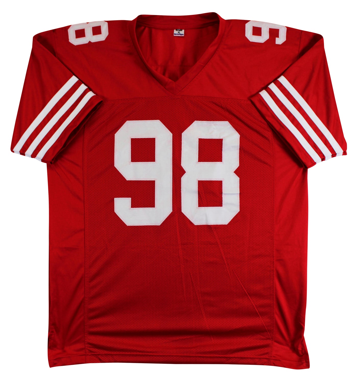 Mykel Williams Authentic Signed Red Pro Style Jersey BAS Witnessed #3W210357