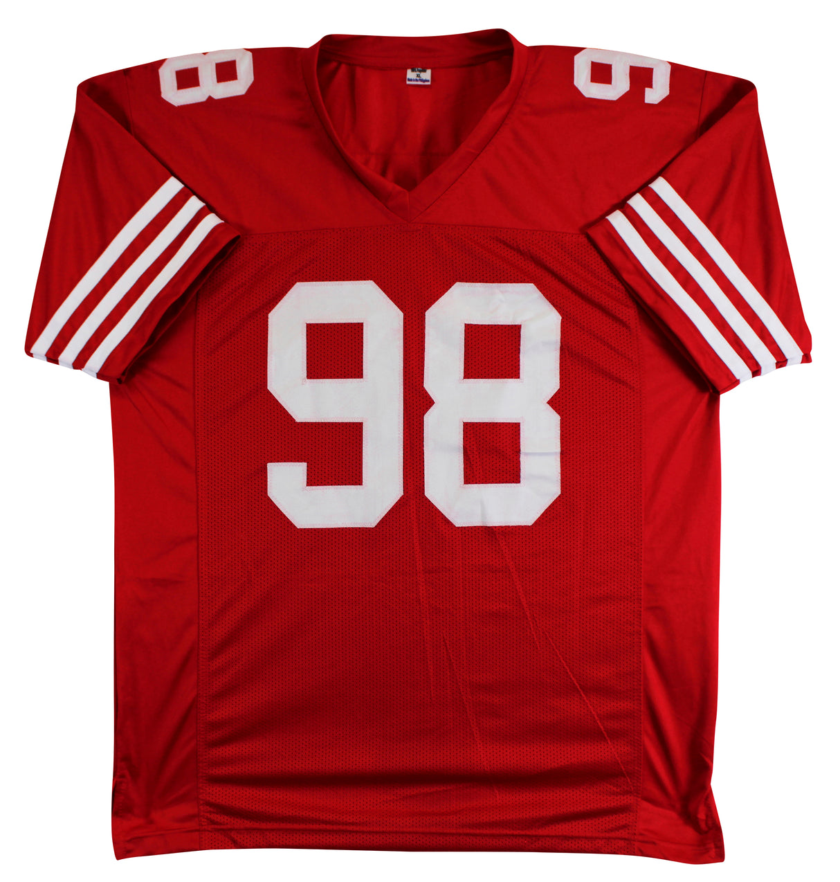 Mykel Williams Authentic Signed Red Pro Style Jersey BAS Witnessed #3W210357