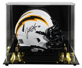 Chargers Justin Herbert Signed Lunar Speed Mini Helmet W/ Case Fanatics